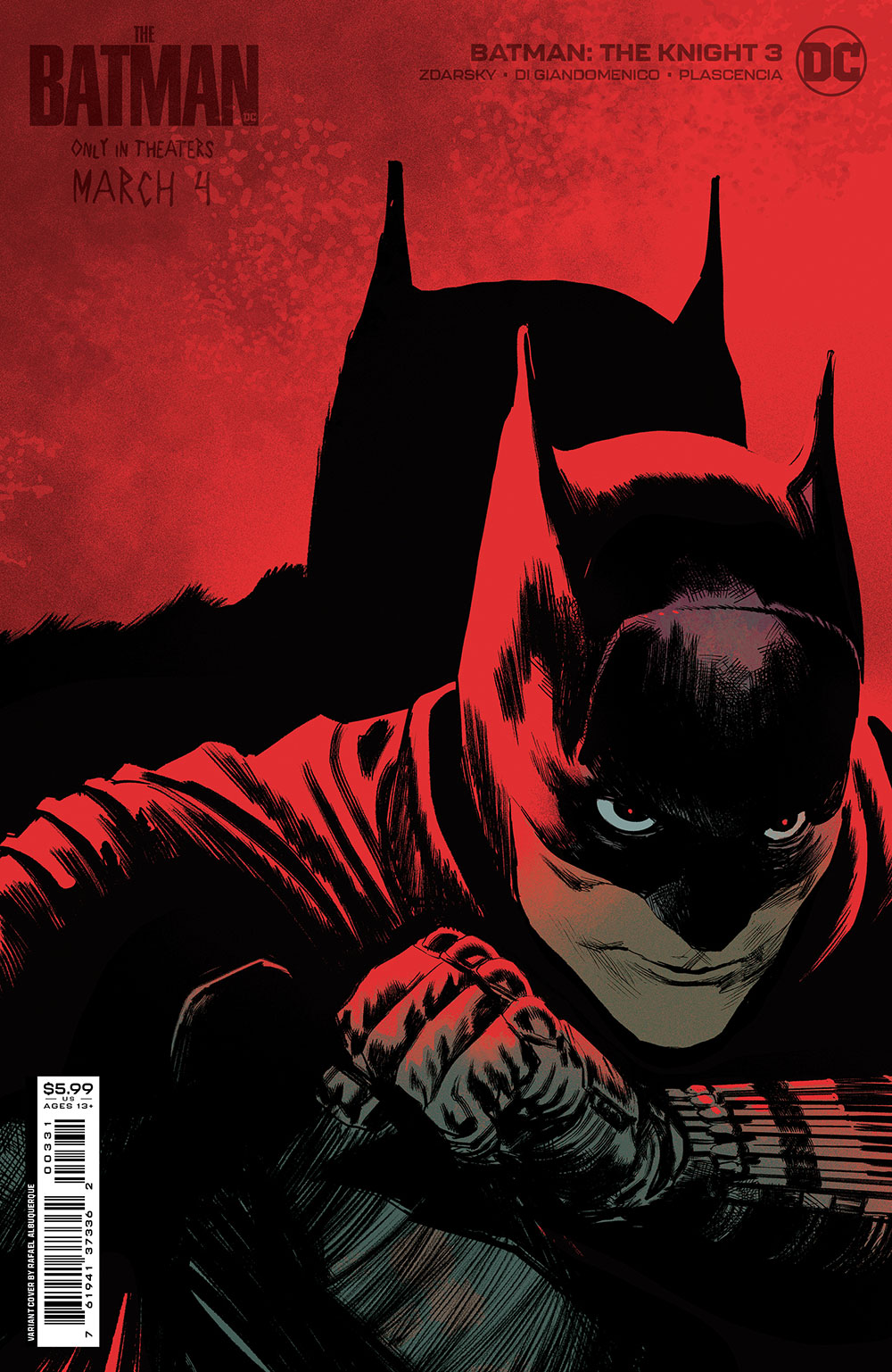 Batman The Knight #3 (Of 10) Cover C Rafael Albuquerque The Batman Card Stock Variant