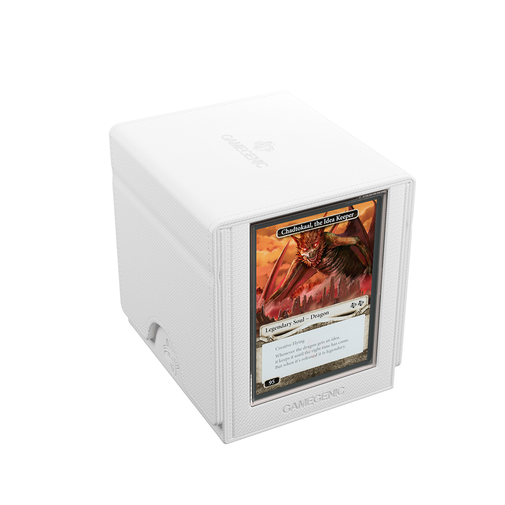 Gamegenic Deck Box: Sidekick Pro XL White (100Ct)