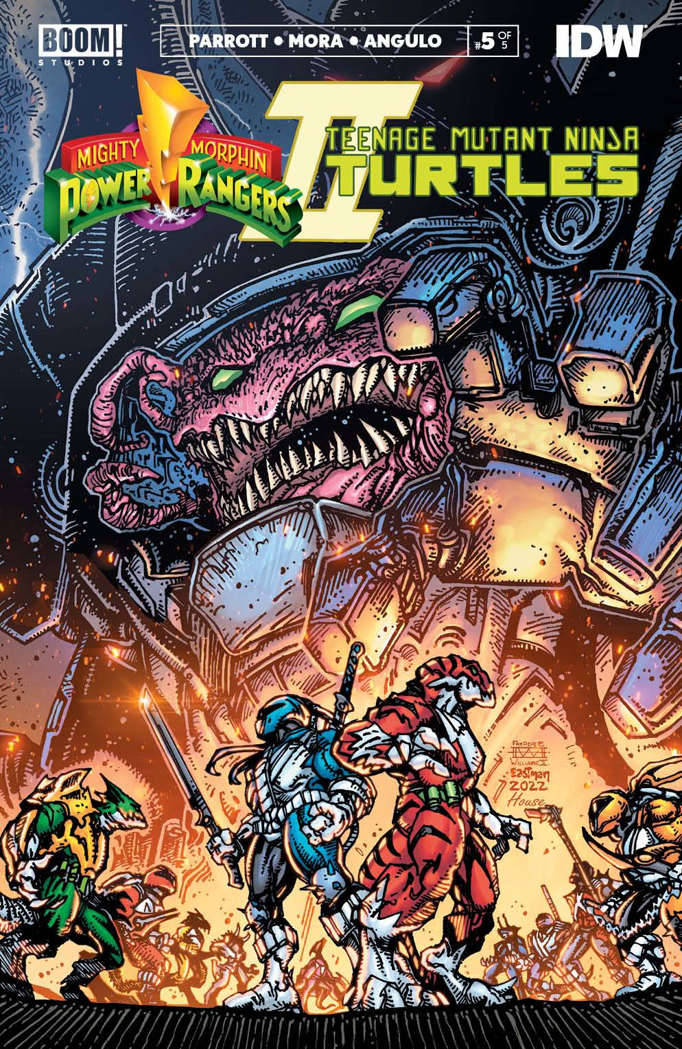 Mighty Morphin Power Rangers Teenage Mutant Ninja Turtles II #5 Cover B Eastman & Williams II (Of 5)