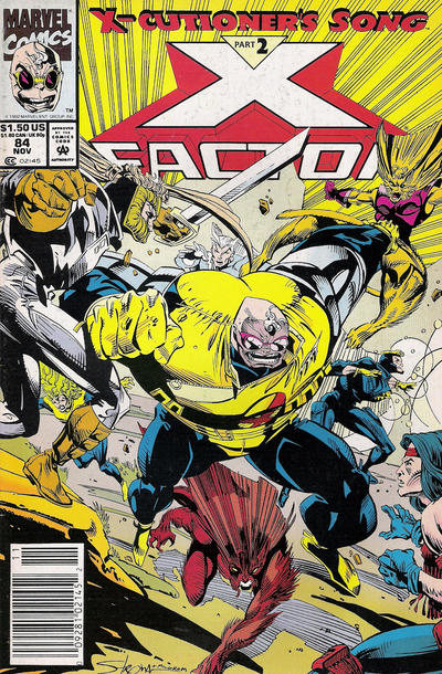 X-Factor #84 [Newsstand]-Fine (5.5 – 7)