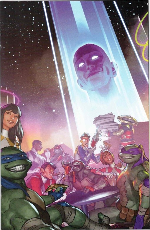 Mighty Morphin Power Rangers Teenage Mutant Ninja Turtles II #1 (Of5) Parel Full-Art Comicspro Varia