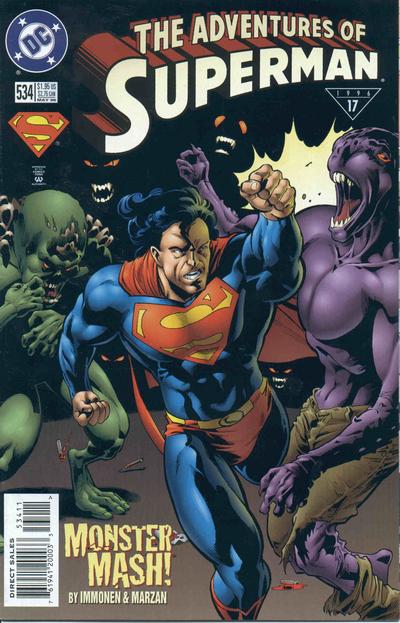 Adventures of Superman #534 [Direct Sales]-Very Fine (7.5 – 9)