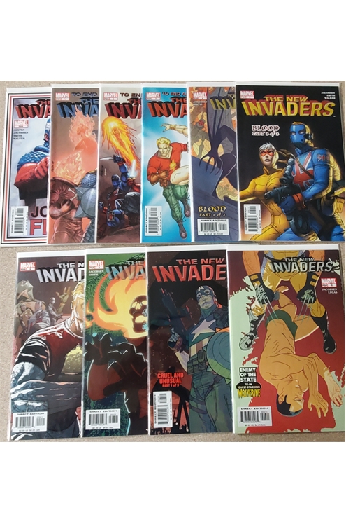 New Invaders #0-9 (Marvel 2004) Set