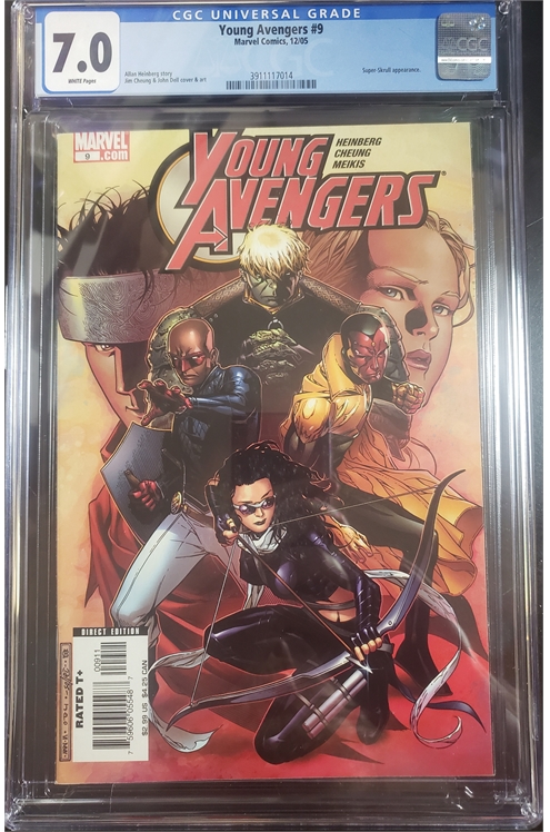 Young Avengers #9 Cgc 7.0