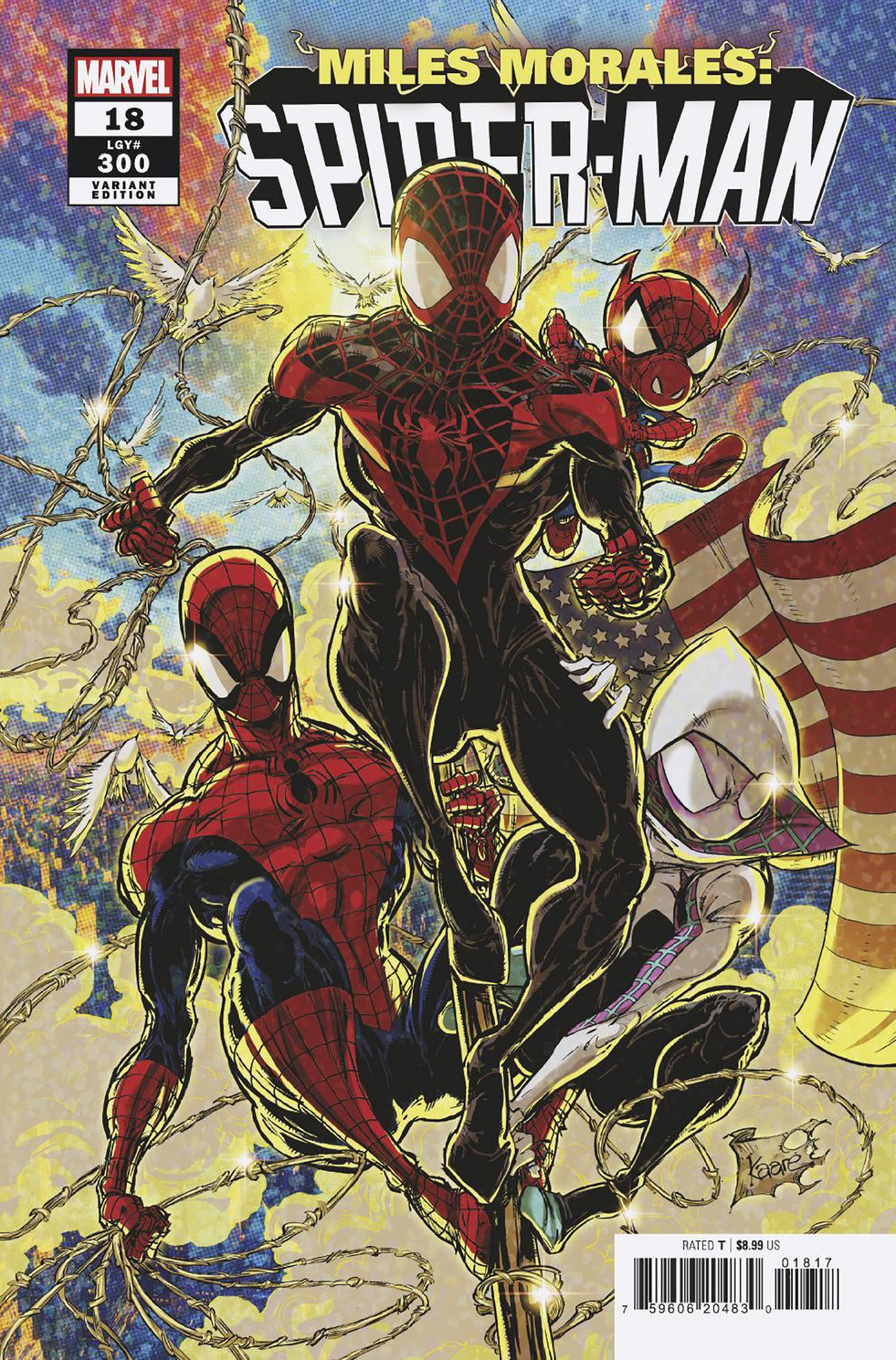 Miles Morales: Spider-Man #18 Kaare Andrews Variant 1 for 25 Incentive