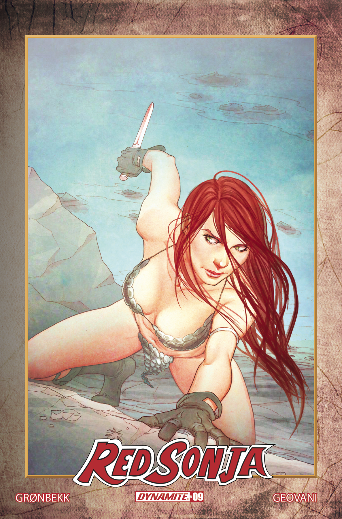 Red Sonja 2023 #9 Cover F 1 for 10 Incentive Frison Modern Icon