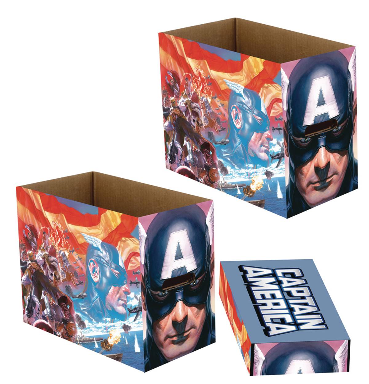 Marvel Captain America Patriot Short Comic Storage Box