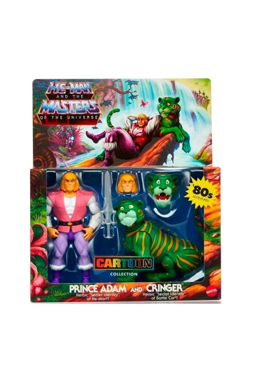 Masters of The Universe Origins Cartoon Collection Prince Adam & Cringer 2-Pack