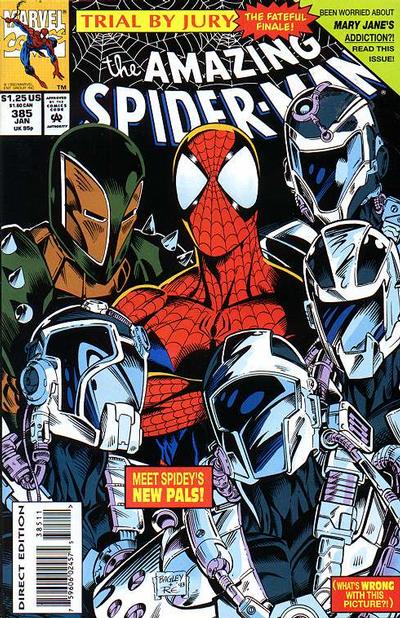 The Amazing Spider-Man #385 [Direct Edition]- Very Fine