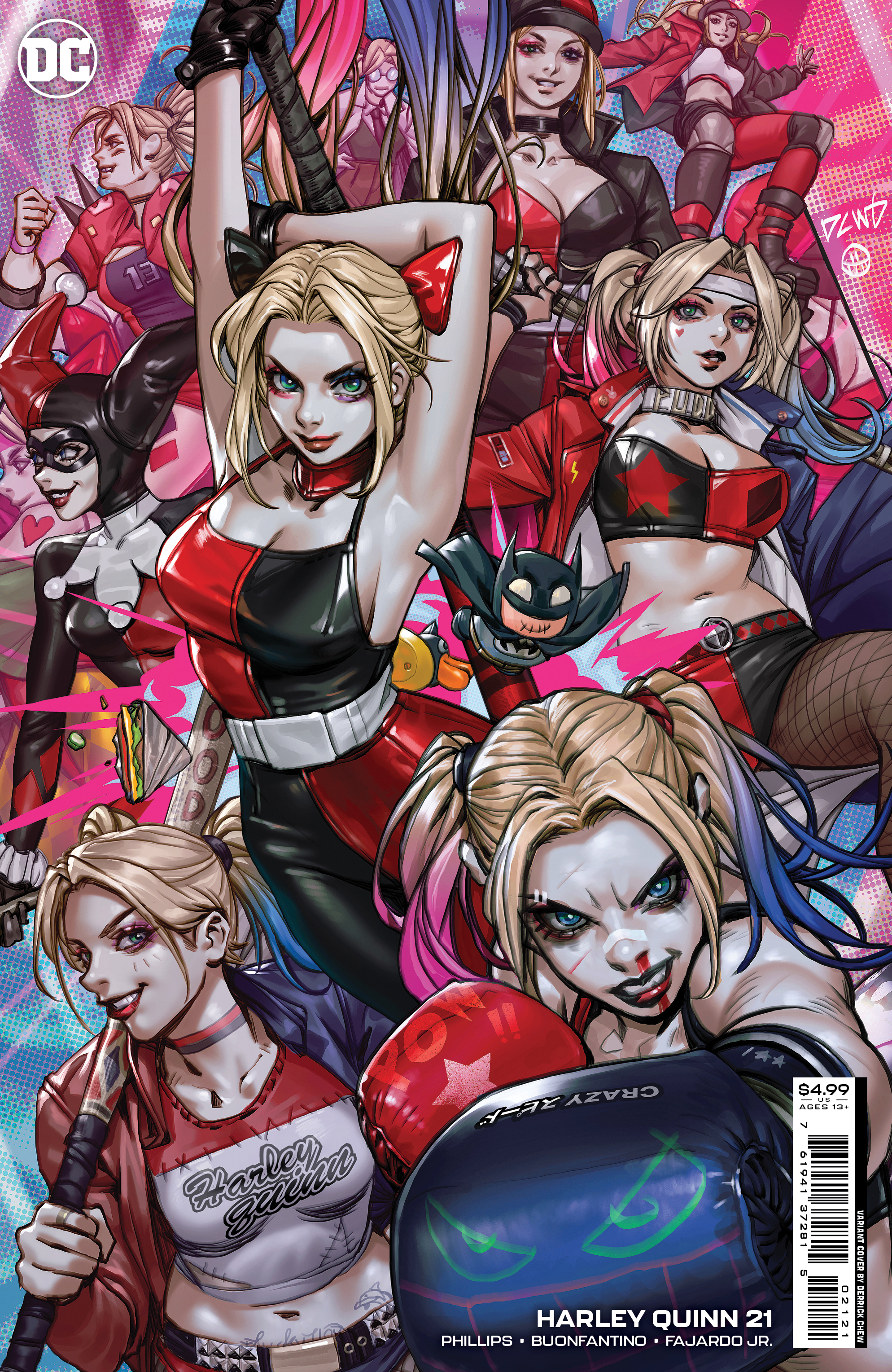 Harley Quinn #21 Cover B Derrick Chew Card Stock Variant (2021)