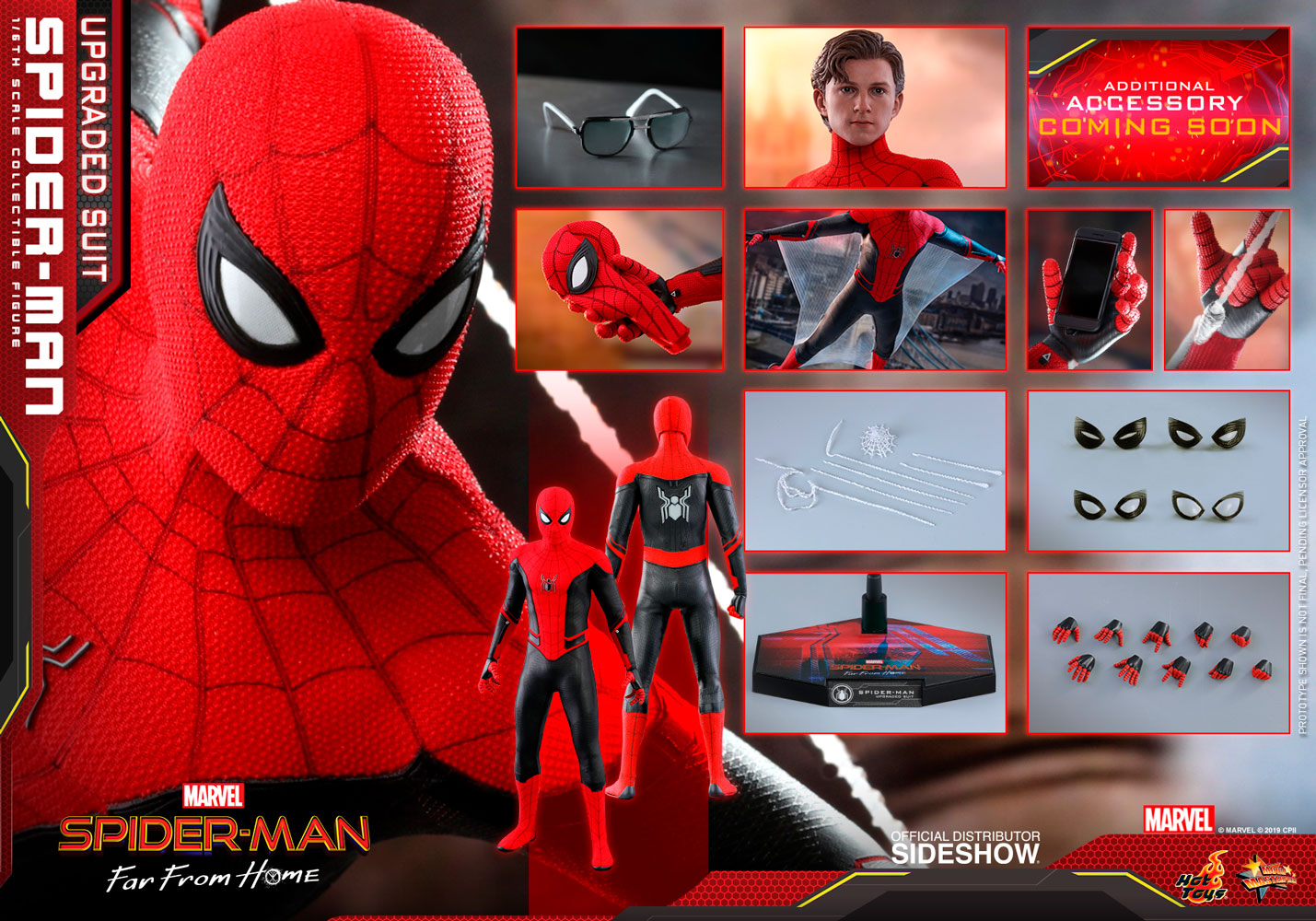 Spider-Man (Upgraded Suit) Sixth Scale Figure By Hot Toys