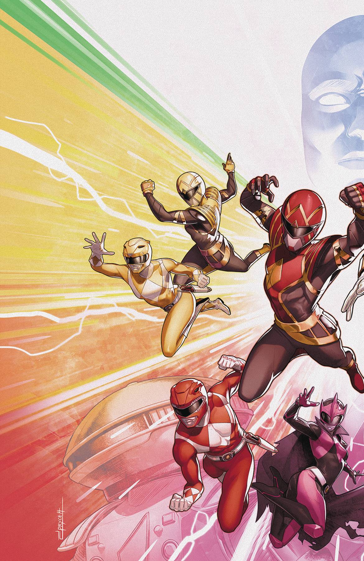 Mighty Morphin Power Rangers #50 Cover A Campbell