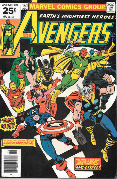 The Avengers #150 [25¢](1963)-Very Good (3.5 – 5)