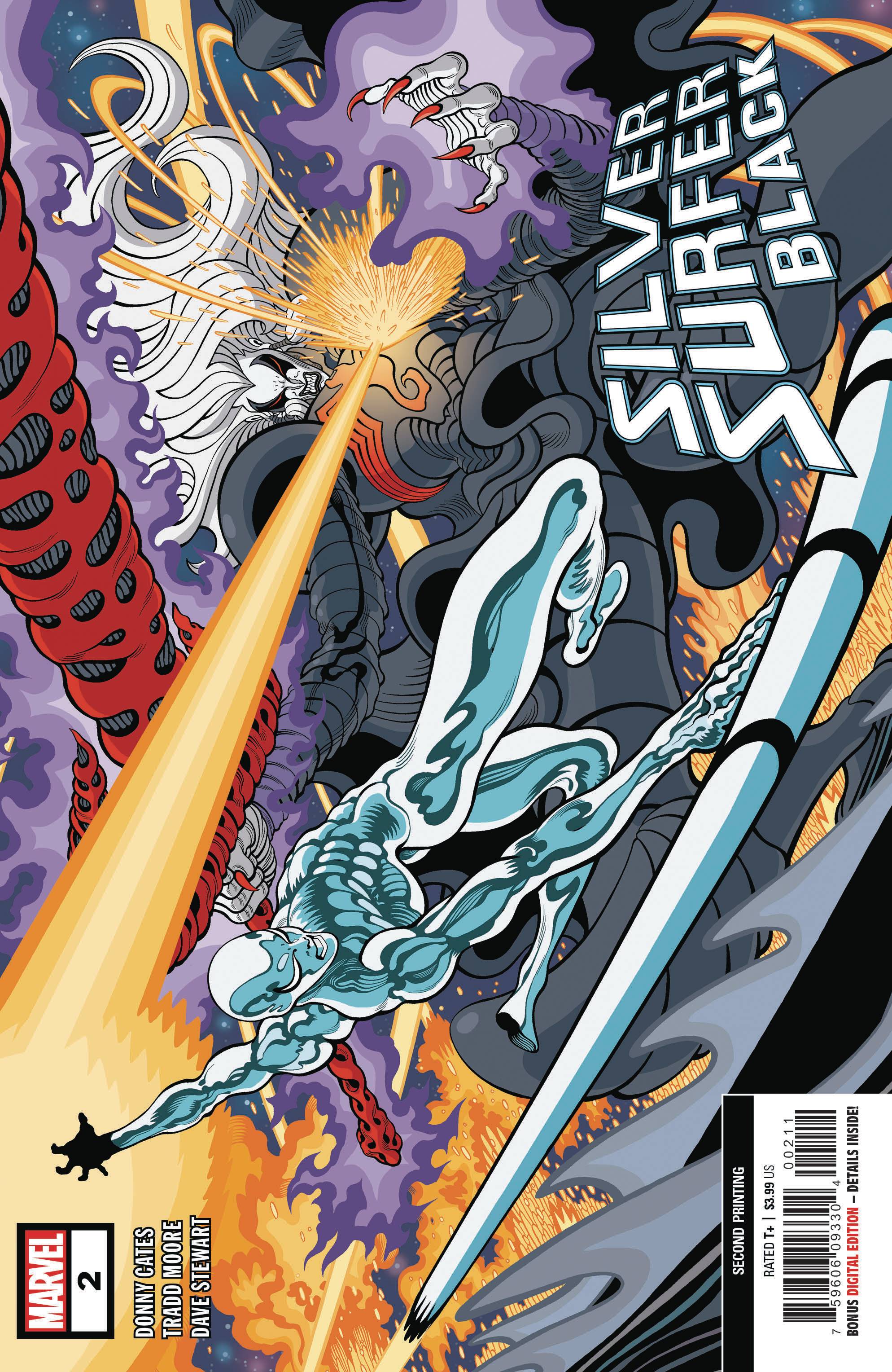 Silver Surfer Black #2 2nd Printing Variant (Of 5)