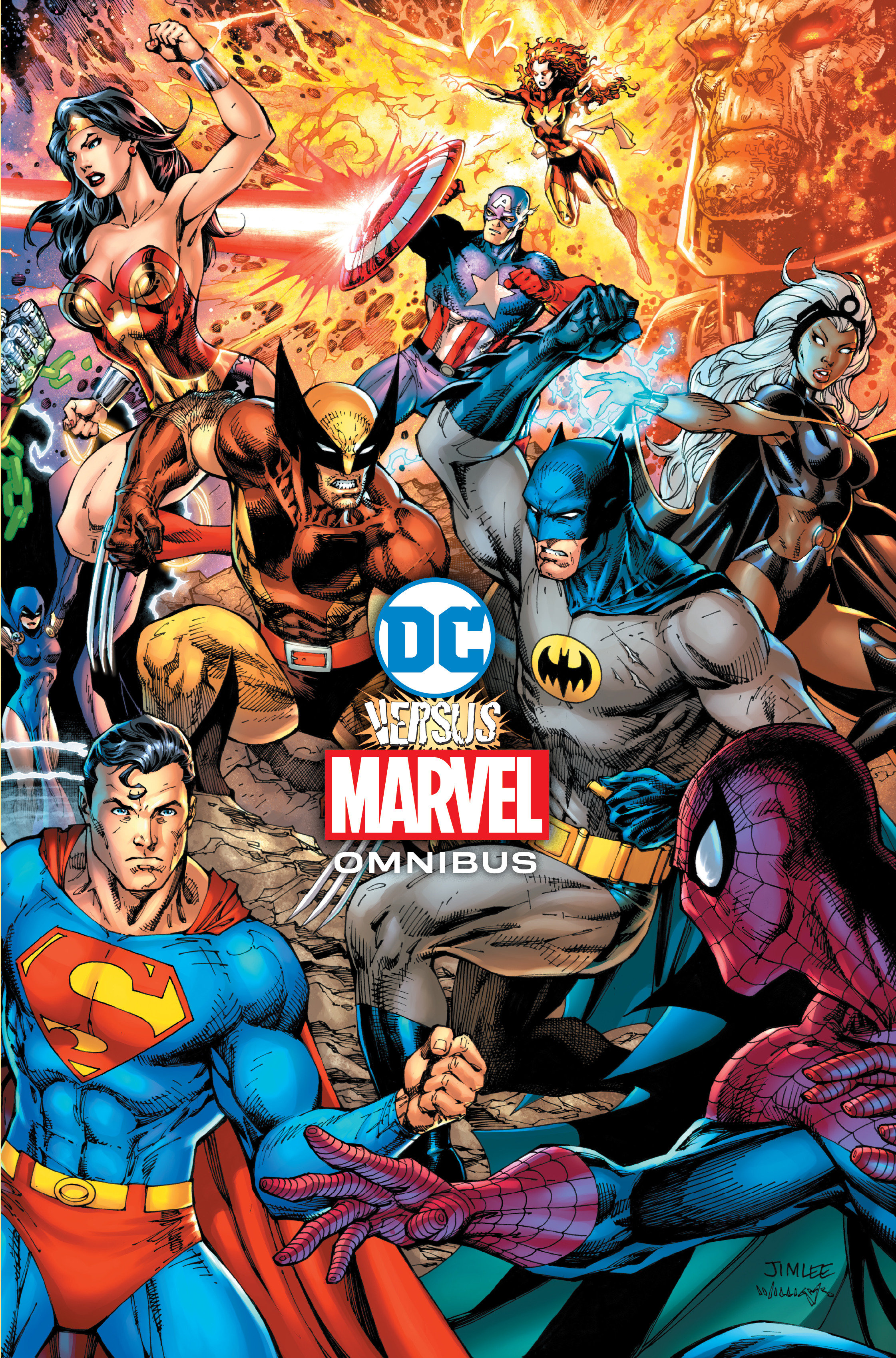 DC Versus Marvel Hardcover Omnibus Direct Market Exclusive Jim Lee Variant