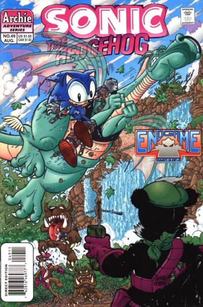 Sonic The Hedgehog #49-Very Fine (7.5 – 9)