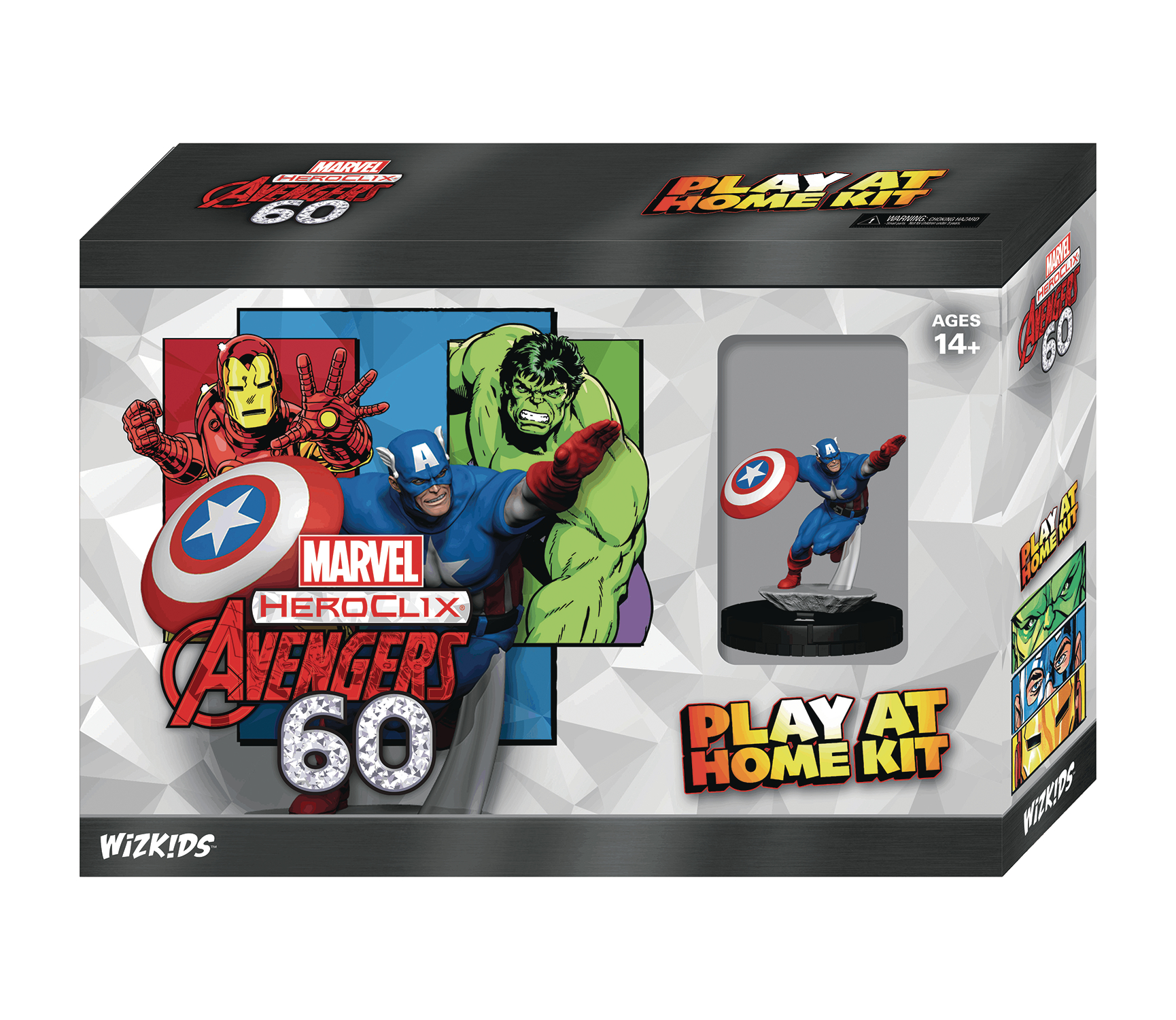 Marvel Heroclix Avengers 60th Anniversary Play At Home Captain America