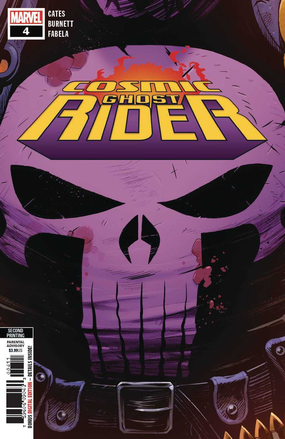 Cosmic Ghost Rider #4 2nd Printing Burnett Variant (Of 5) (2018)