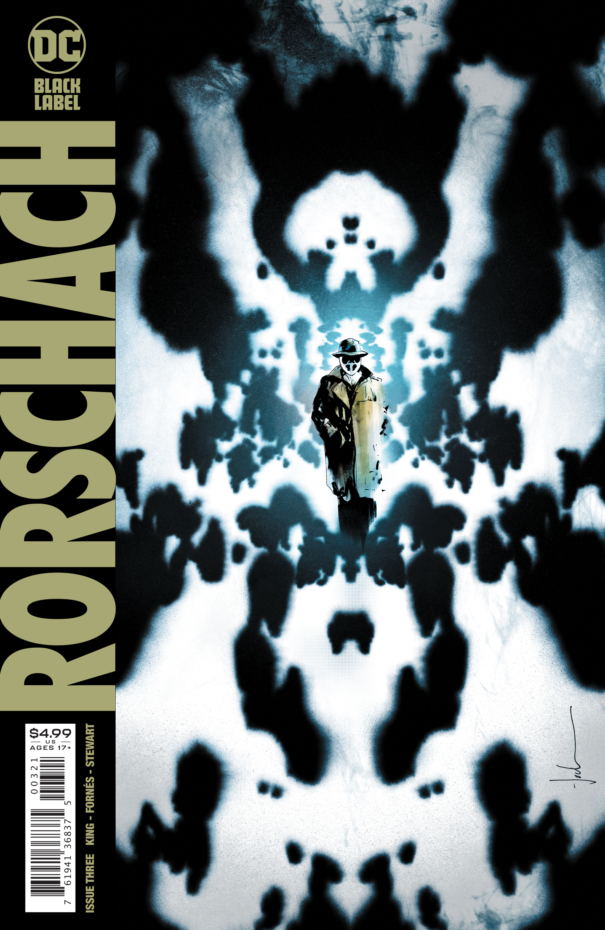 Rorschach #3 (Of 12) Cover B Jock Variant (Mature)