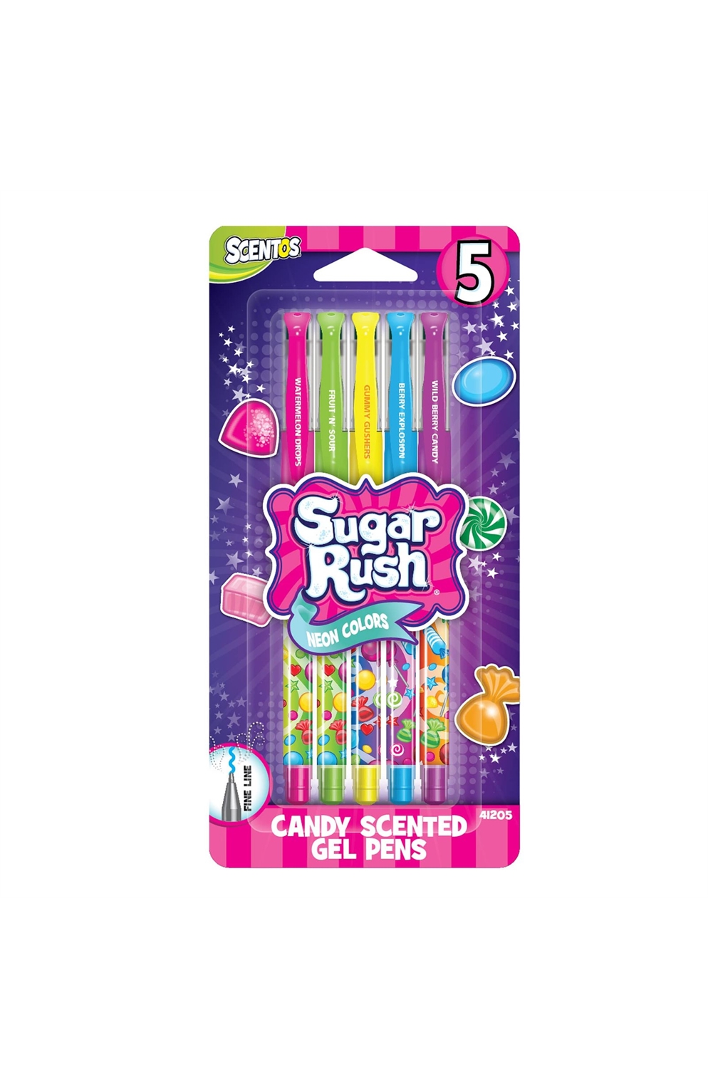 Sugar Rush Scented Neon Pens