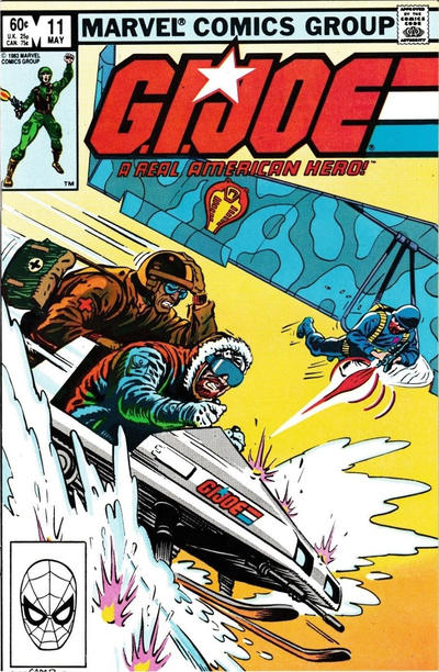 G.I. Joe, A Real American Hero #11 [Direct](1982)-Very Fine (7.5 – 9)