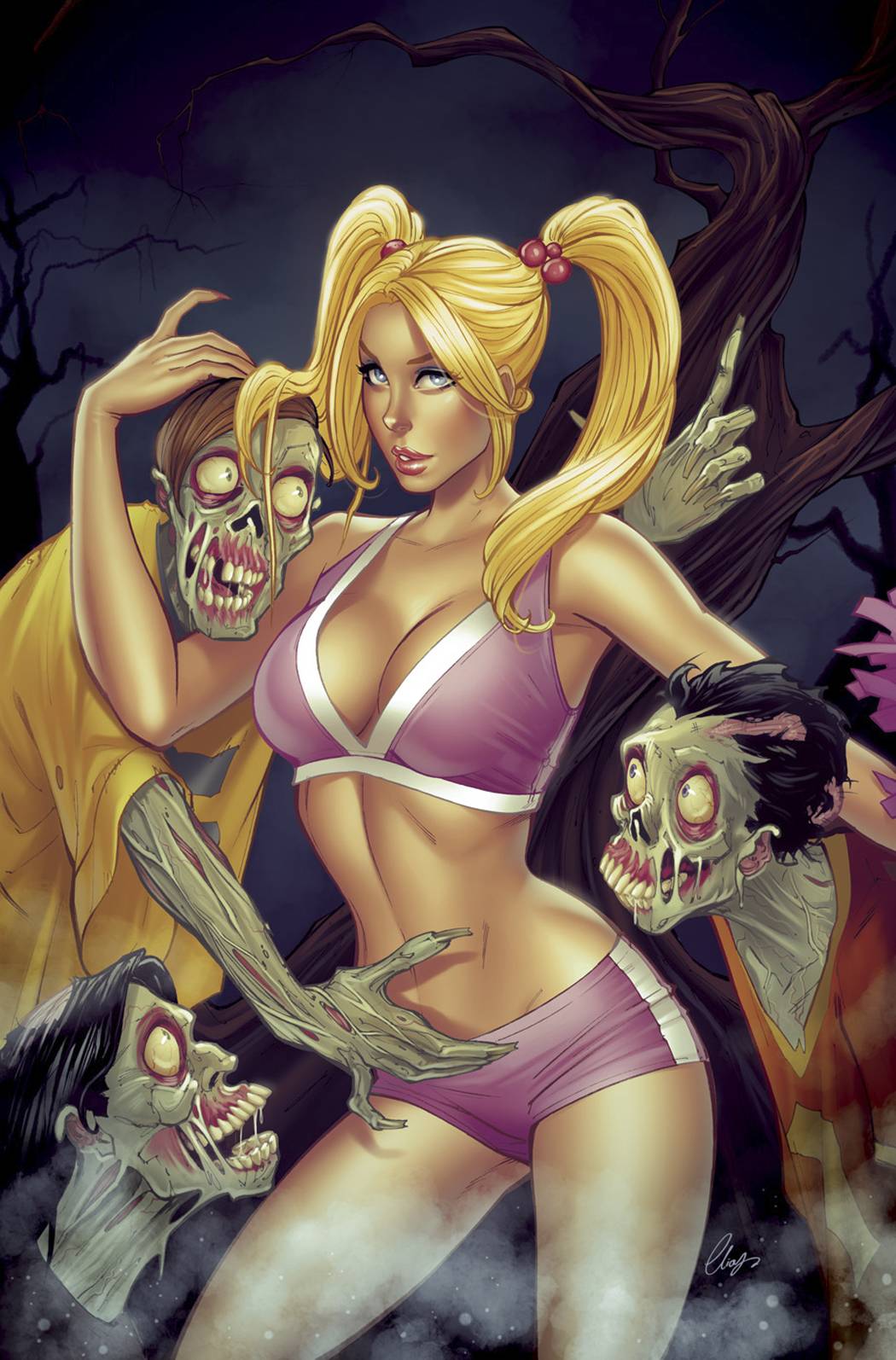 Zombies Vs Cheerleaders Halloween Special #1 B Cover Chatzoudis