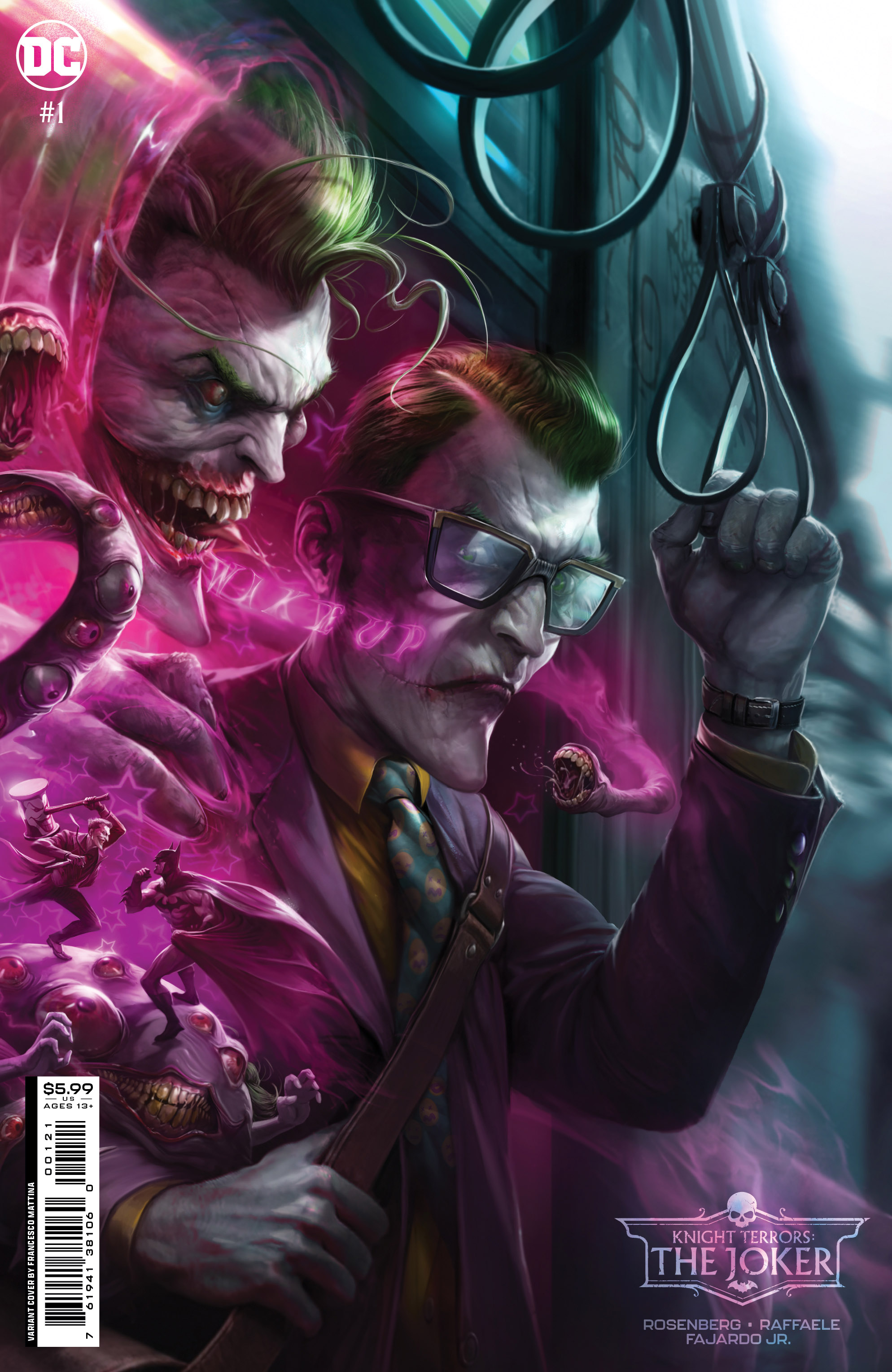 Joker The Man Who Stopped Laughing #9.1 Knight Terrors #1 Cover B Francesco Mattina Card Stock Variant (Of 2)