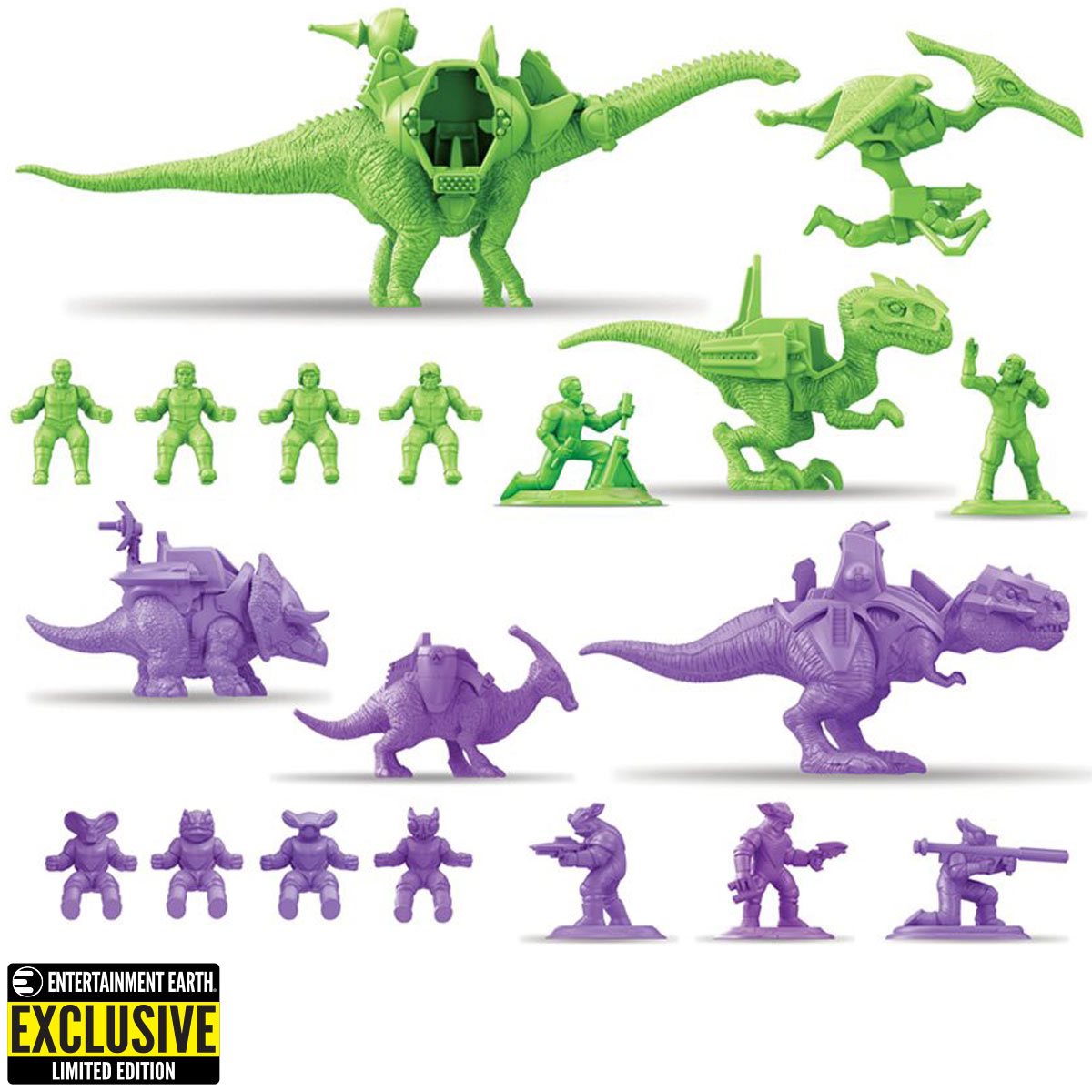 Dino-Riders Rulon Warriors Battle Pack - Entertainment Earth Exclusive