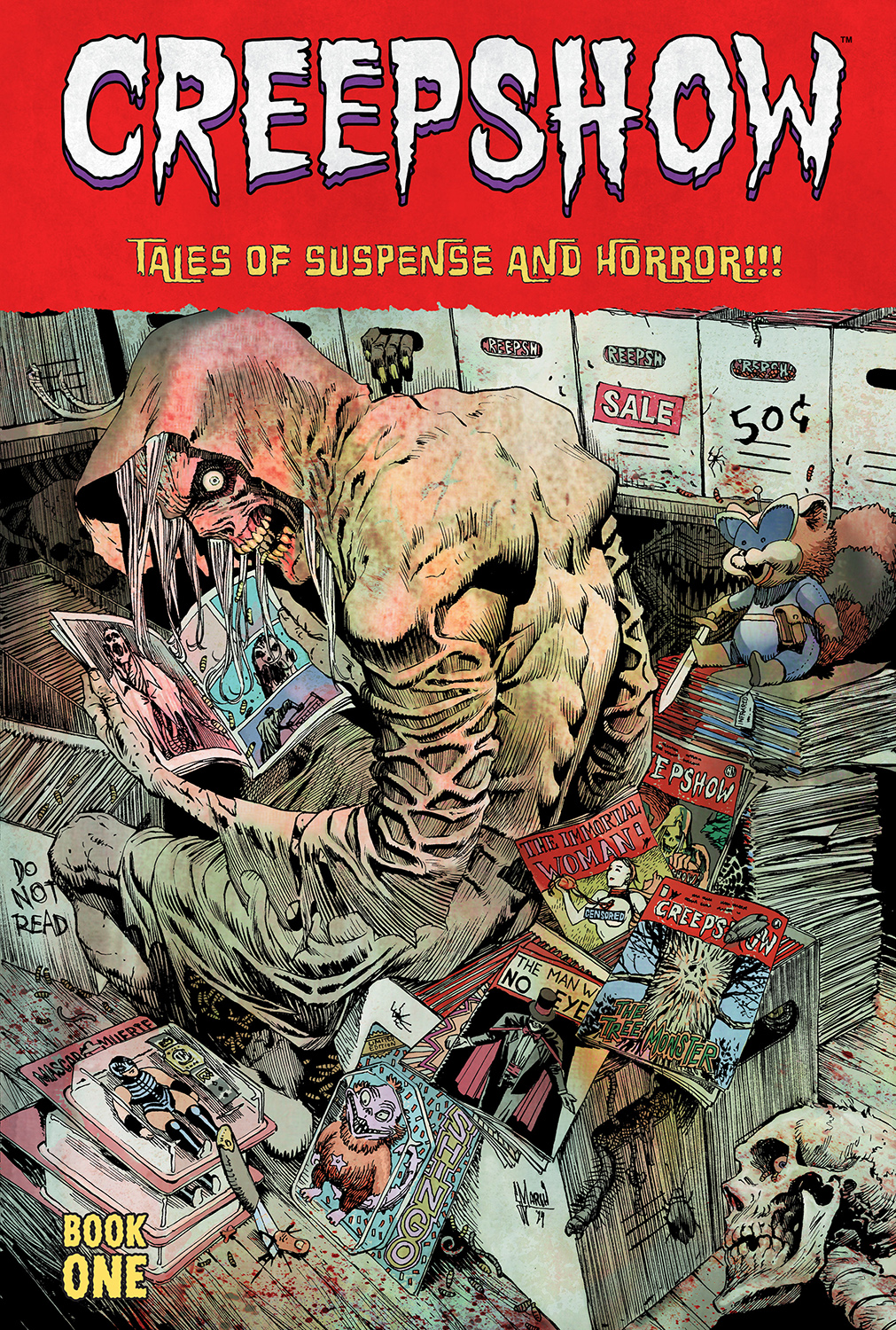 Creepshow Deluxe Edition Hardcover Book 1 Direct Market Exclusive Guillem March Cover (Mature)