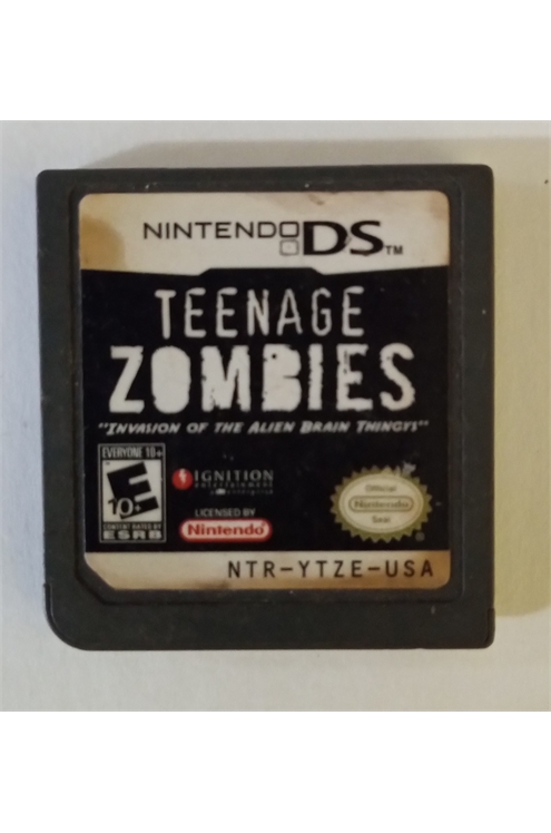 Nintendo Ds Teenage Zombies: Invasion of The Alien Brain Thingys - Cartridge Only - Pre-Owned