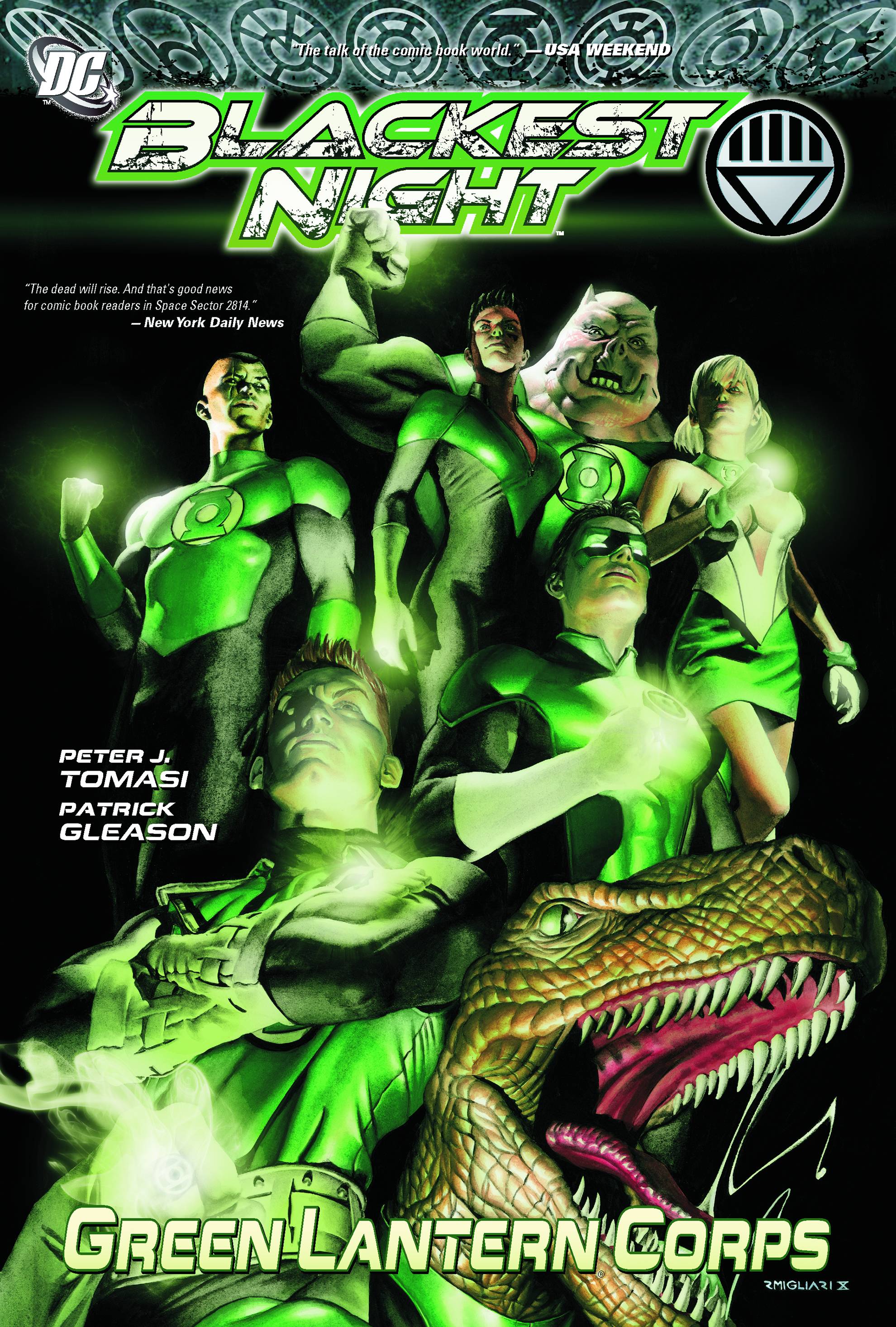 Blackest Night Green Lantern Corps Graphic Novel