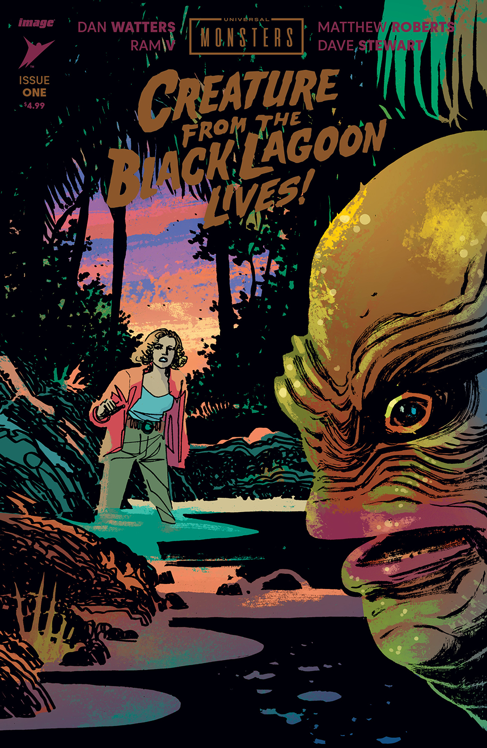 Universal Monsters the Creature from the Black Lagoon Lives #1 Cover C 1 for 10 Incentive Dani Variant (Of 4)