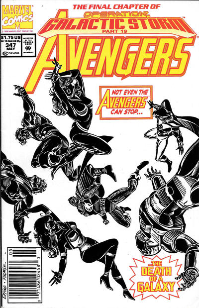 The Avengers #347 [Newsstand]-Very Good (3.5 – 5)