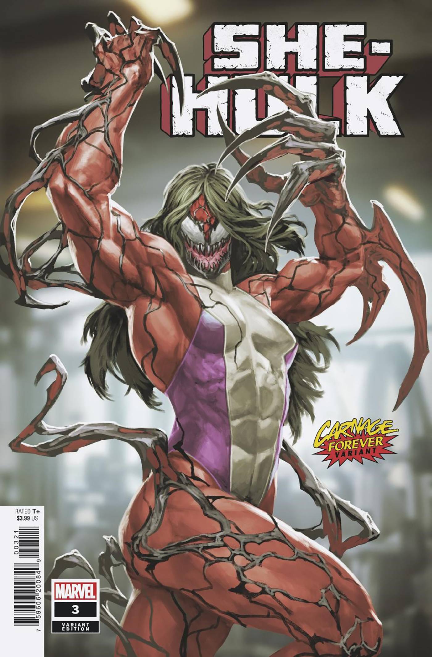 She-Hulk #3 Skan Carnage Forever Variant