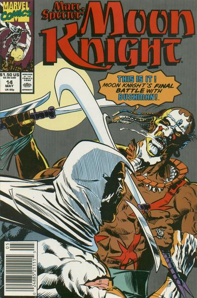 Marc Spector: Moon Knight #14  [Newsstand] - Vf-