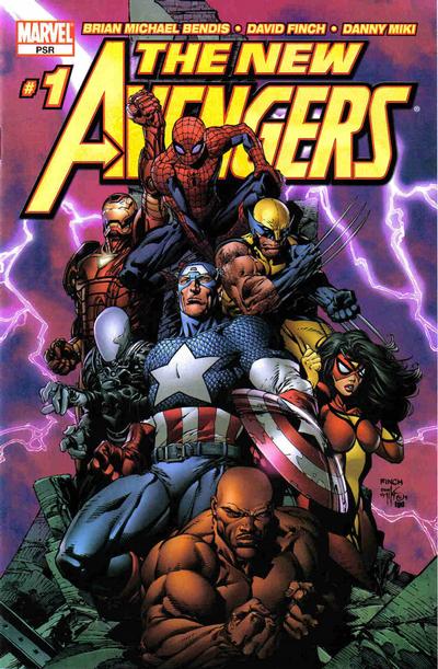 New Avengers #1 [David Finch 2nd Printing Variant]-Near Mint (9.2 - 9.8)