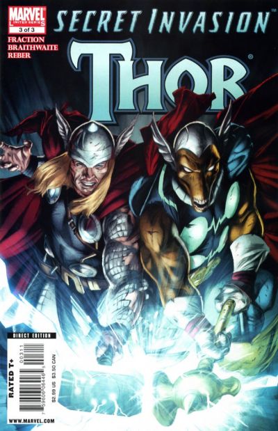 Secret Invasion: Thor #3-Very Fine (7.5 – 9)