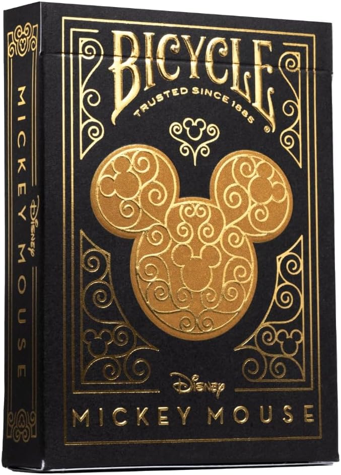 Bicycle Disney Black & Gold Mickey