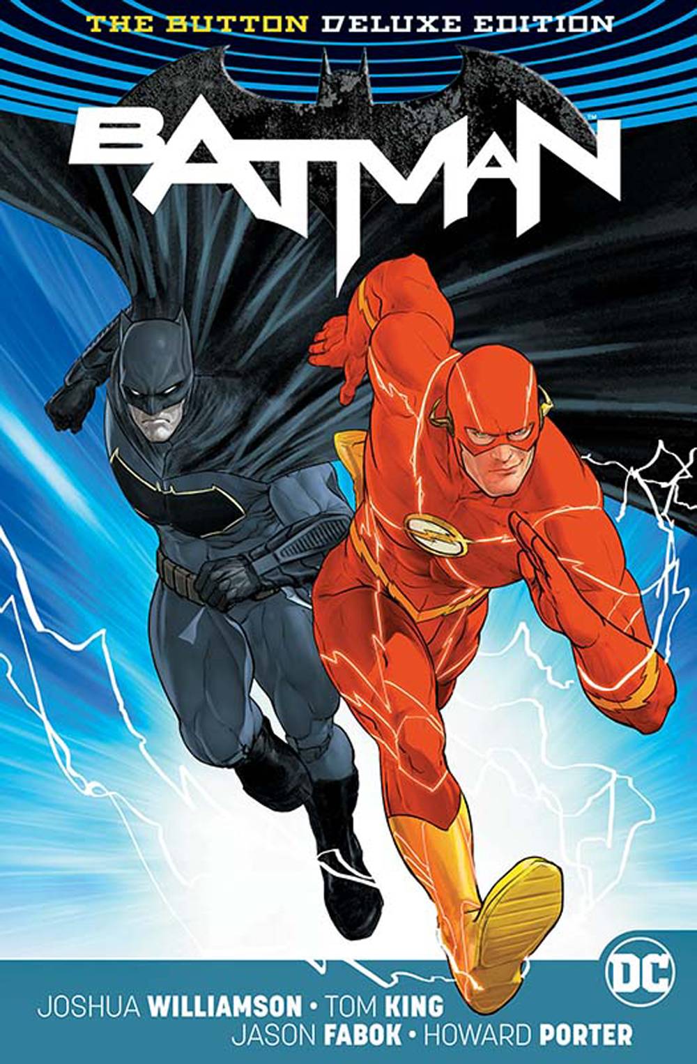Batman Flash the Button Deluxe Edition Hardcover International Edition (Rebirth)
