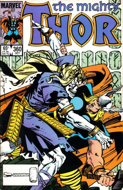 Thor #360 [Newstand}- Vf- 7.5