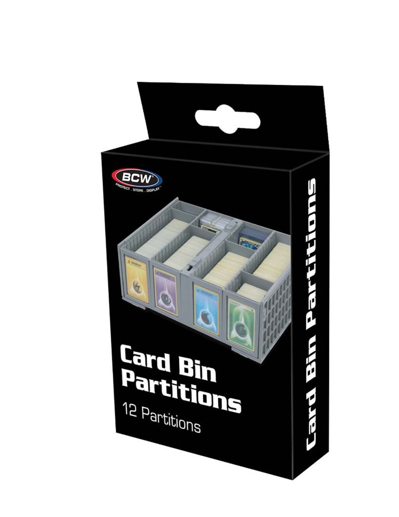 Collectible Card Bin Partitions - Grey (12)