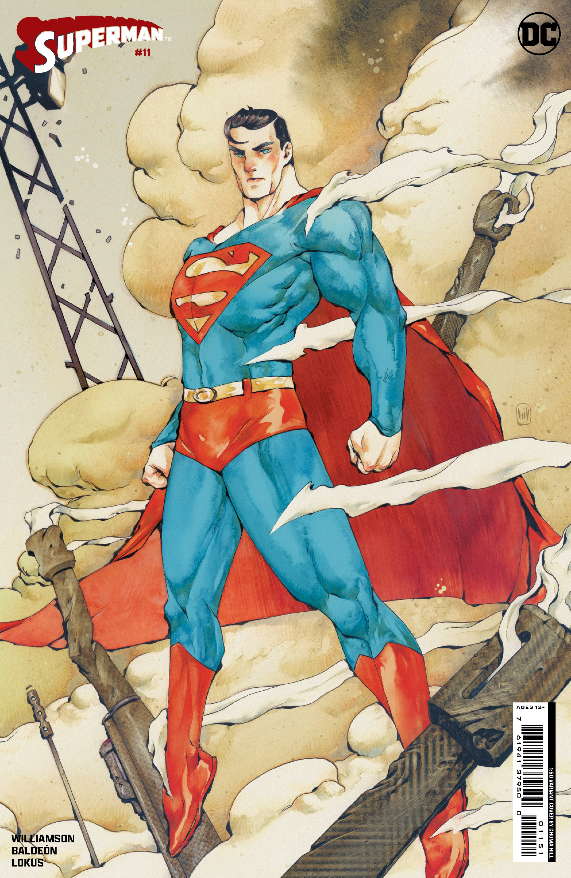 Superman #11 Cover G 1 for 50 Incentive Chuma Hill Card Stock Variant
