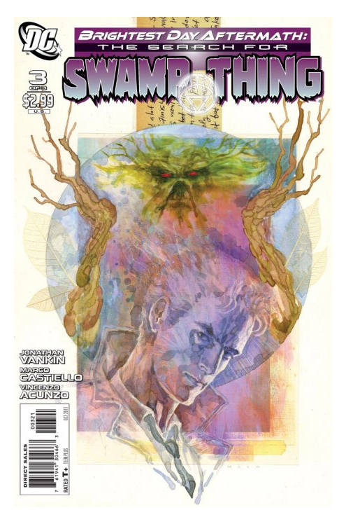 Brightest Day Aftermath The Search for Swamp Thing #3 David Mack Variant Edition