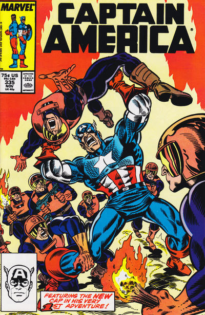 Captain America #335 [Direct]-Fine (5.5 – 7)