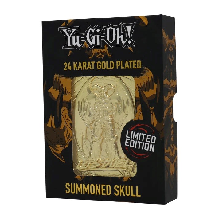 Yu-Gi-Oh! 24K Gold Plated Collectible - Summoned Skull
