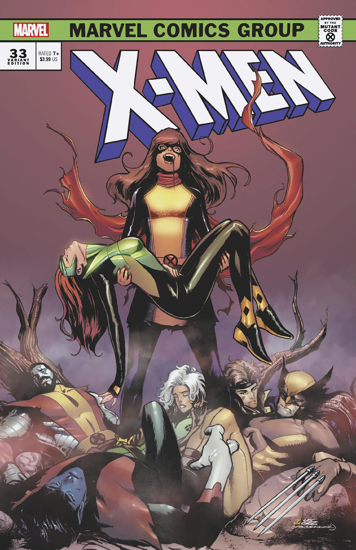 X-Men #33 Lee Garbett Vampire Variant (Fall of the House of X) (2021)