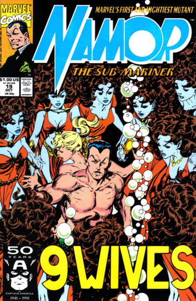 Namor, The Sub-Mariner #19 (1990)-Very Fine (7.5 – 9)