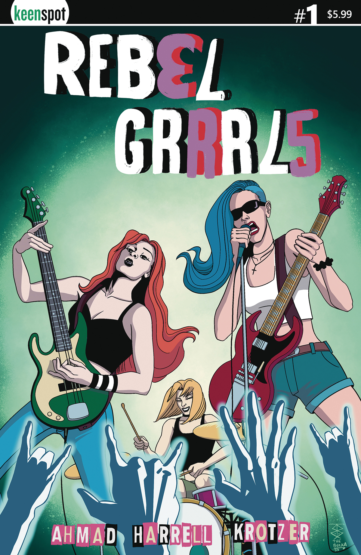 Rebel Grrrls #1 Cover E Becka Kinzie