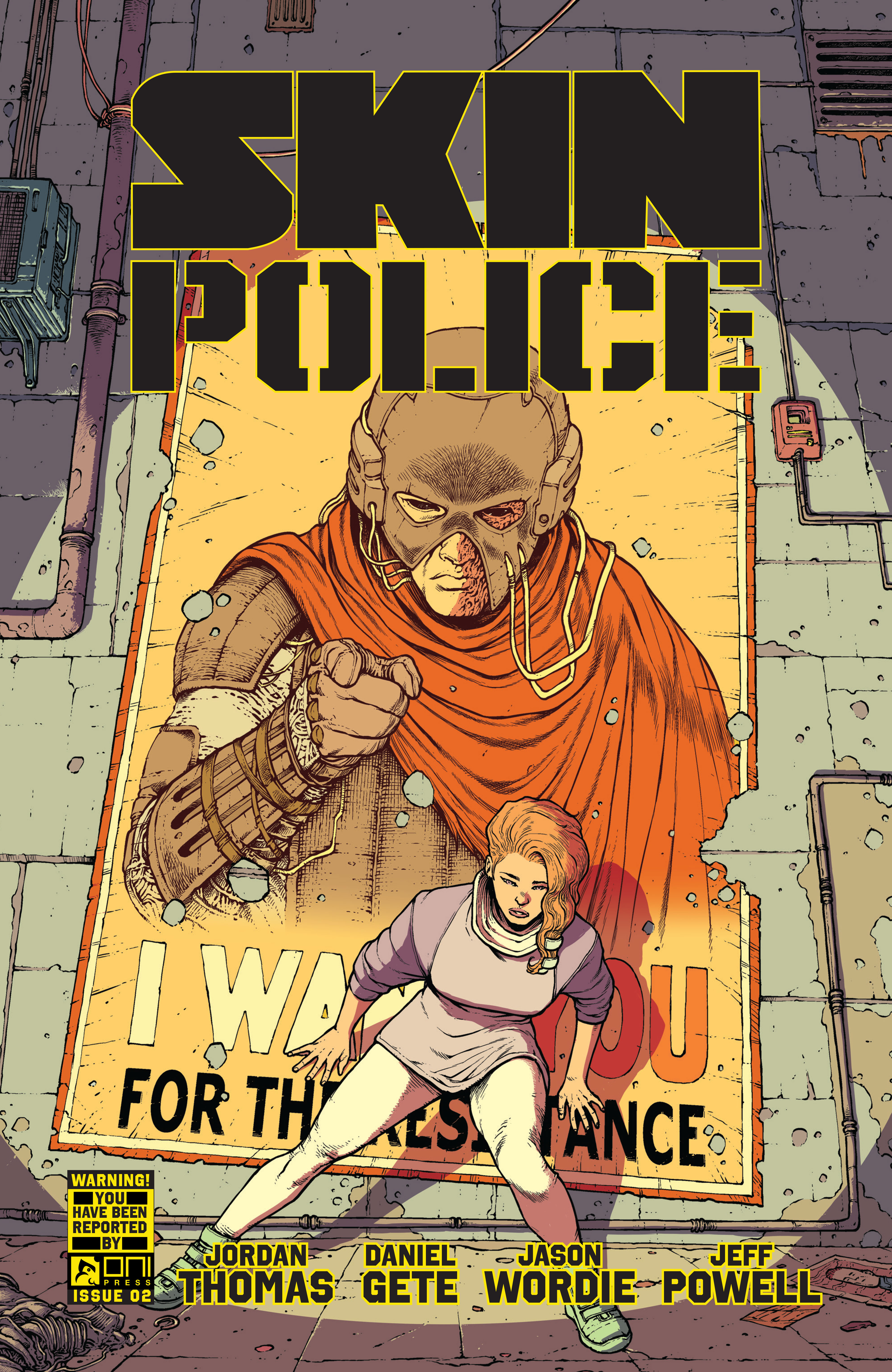 Skin Police #2 Cover A Daniel Gete & Jason Wordie (Mature) (Of 4)