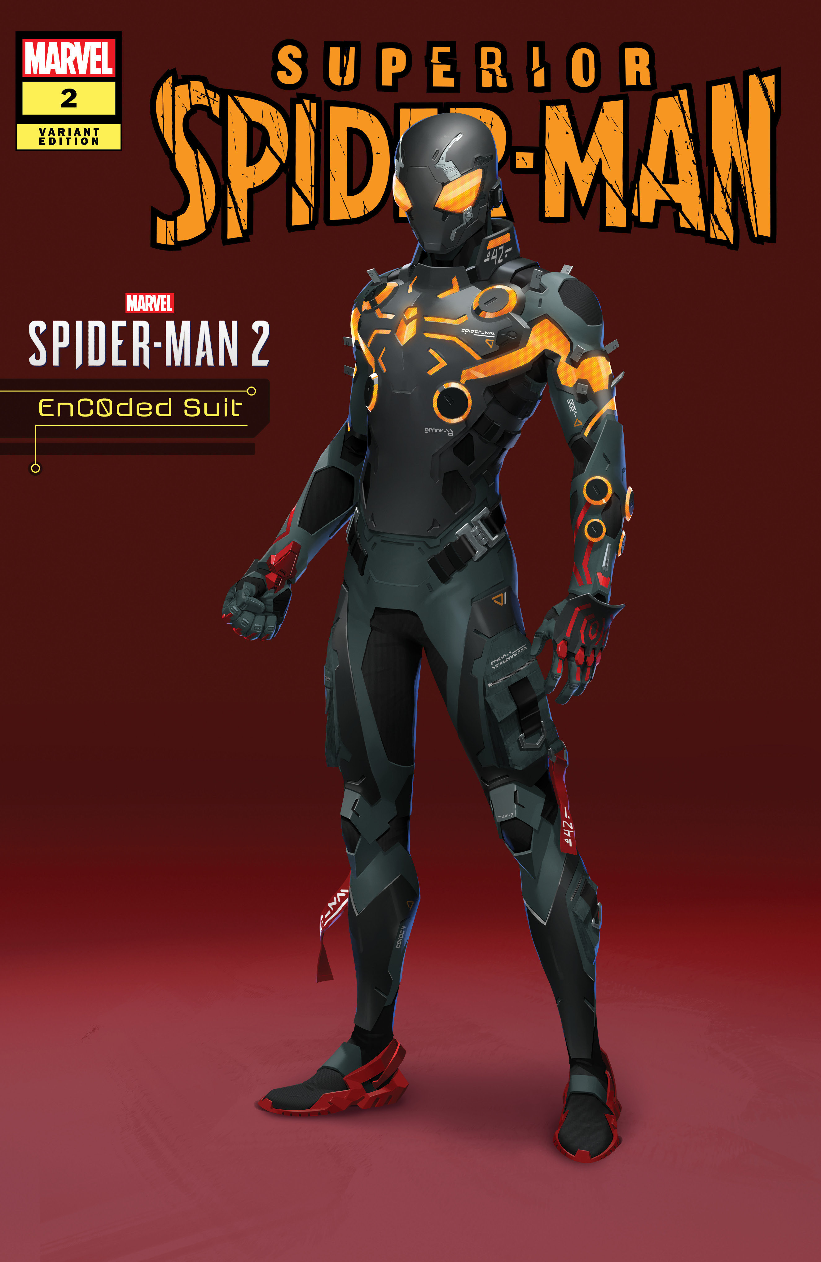 Superior Spider-Man #2 Encoded Suit Spider-Man 2 Variant